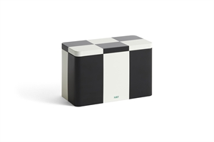 HAY - TIN CONTAINER - BLACK & OFF-WHITE 